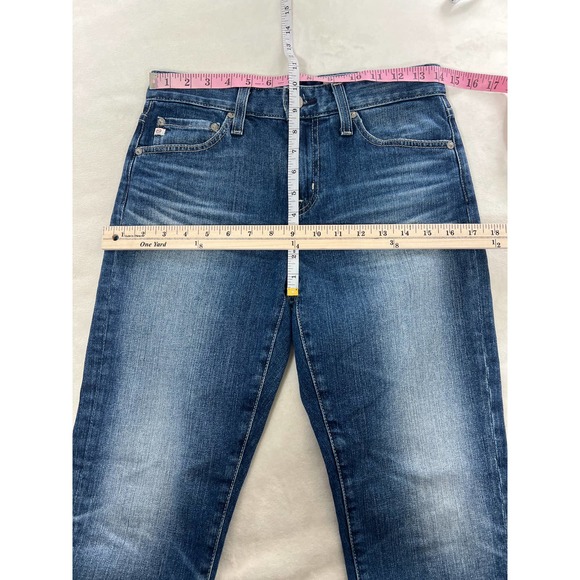 AG Adriano Goldschmied Ex-Boyfriend Slouchy Slim Fit 16 Years Raw Hem size 24 - Picture 7 of 8